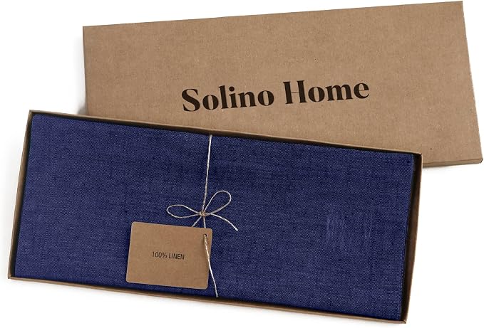 Solino Home Linen Table Runner 72 Inches Long - Image 5