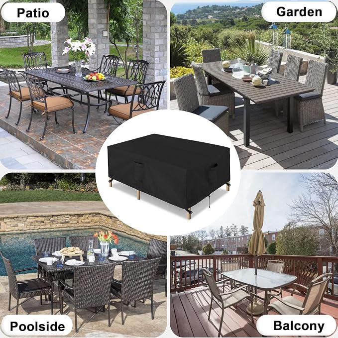 OutdoorLines Outdoor Waterproof Patio Table Furniture Set Covers - Image 8