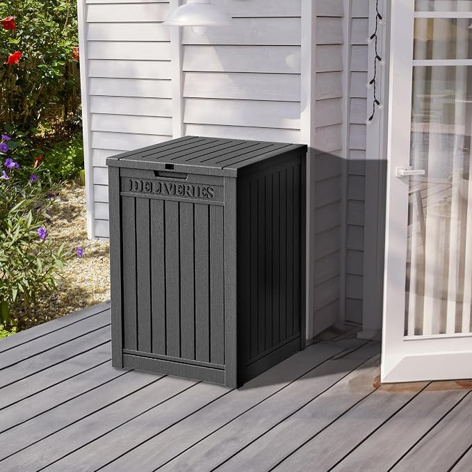 55 Gallon Outdoor Storage Box, Waterproof Resin Deck Box - Image 2