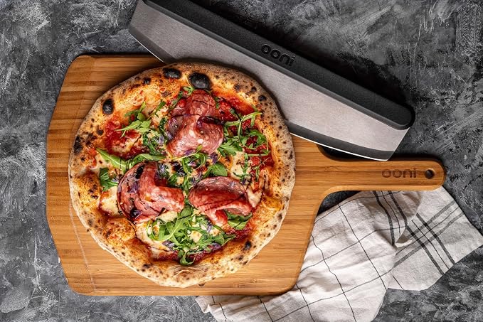 Ooni 12” Bamboo Wood Pizza Peel –12 Inch Pizza Spatula Paddle, Wooden Pizza - Image 3