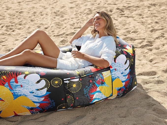 WEKAPO Inflatable Sun Lounger, Air Sofa, Waterproof and Leak-Proof, Picnics and - Image 6