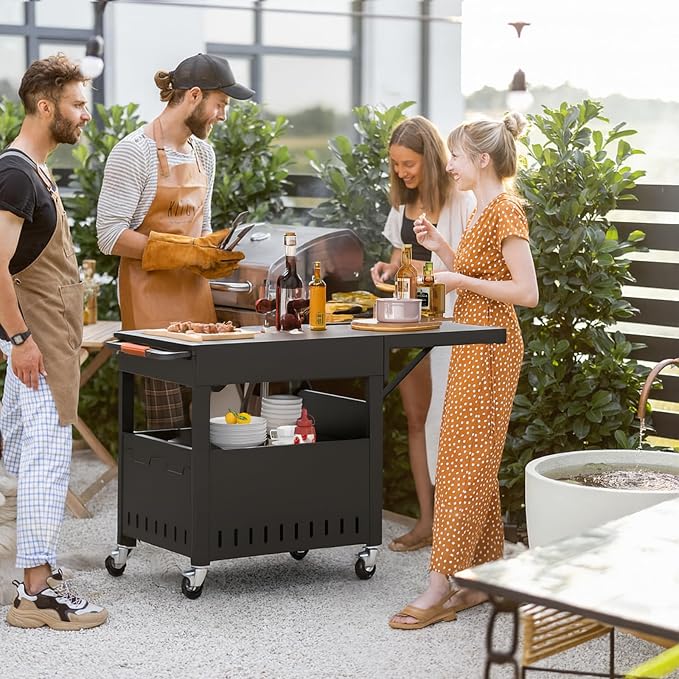 Outdoor Grill Table Cart for Blackstone 28"/36" Omnivore Griddle, Home BBQ - Image 8