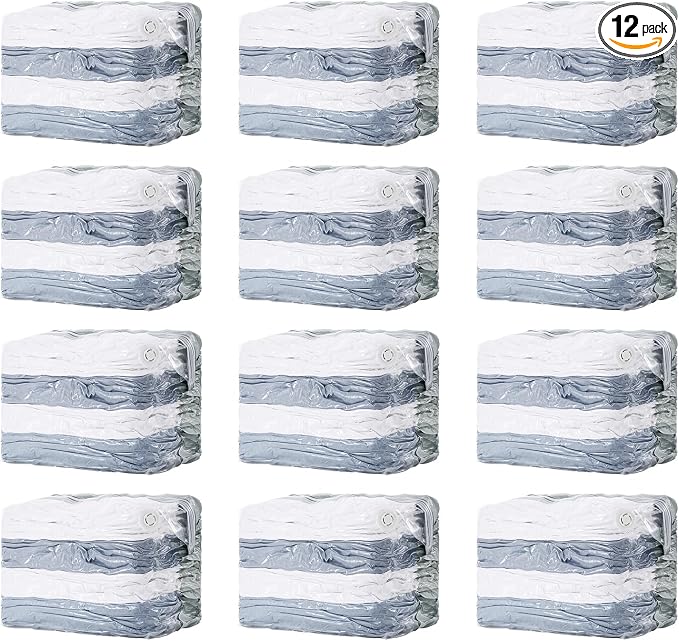 TAILI 12 Pack Vacuum Storage Bags, Space Saver Bags, Jumbo Cube 31x40x15 Inch by TAILI