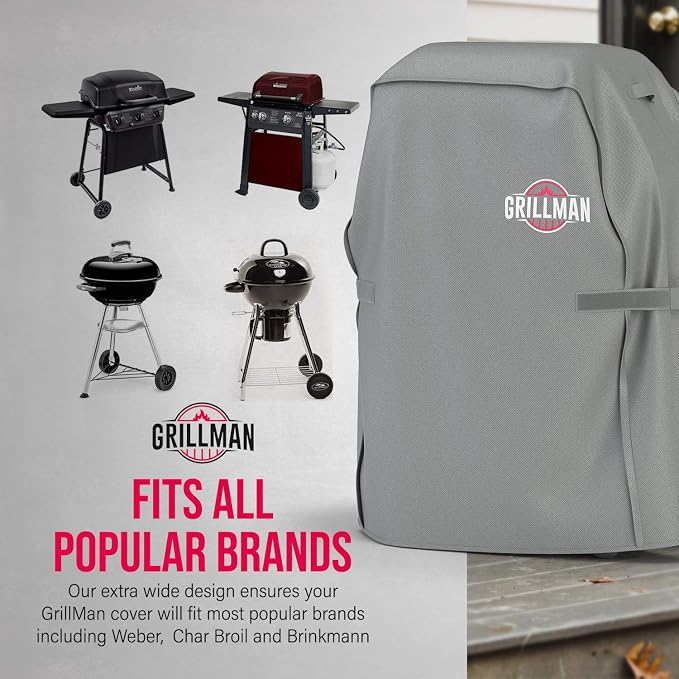 Grillman Barbeque Grill Cover Cover fits Weber BBQ Cover, Outback and More - Image 2