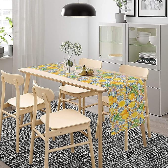 Lemon Tiles Table Runner - Image 2