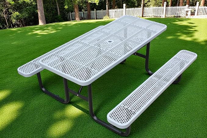 72'' Rectangular Steel Picnic Table by HIMcup