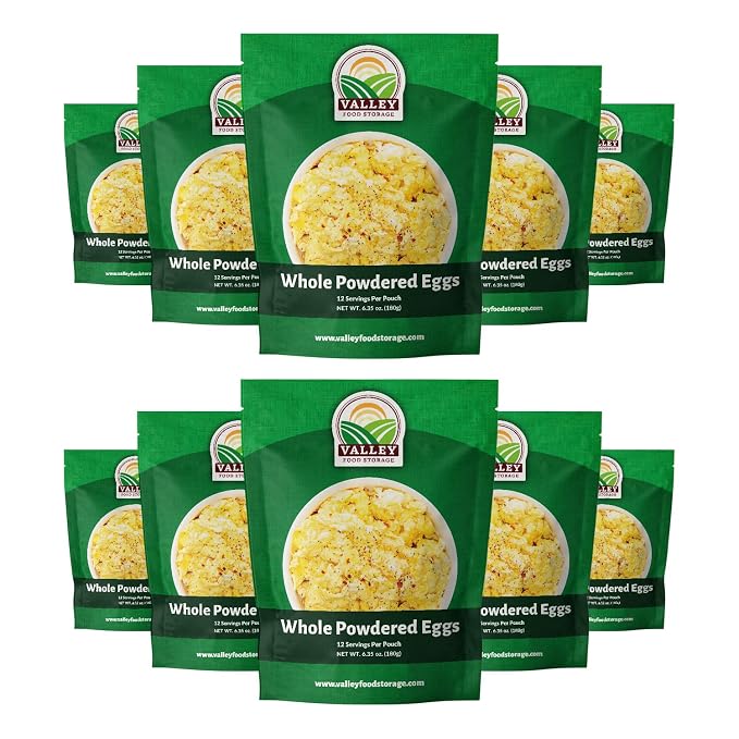 Freeze Dried Whole Powdered Eggs 10-Bag Bucket, 63.5 Oz | Premium Emergency - Image 5