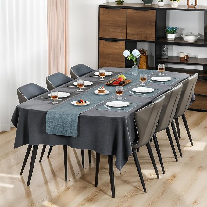 Myir JUN Dual Sided Faux Leather Placemats Set of 4 - Image 3