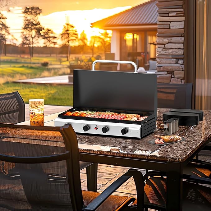 Bonnlo 4 Burner Portable Propane Griddle - Image 7