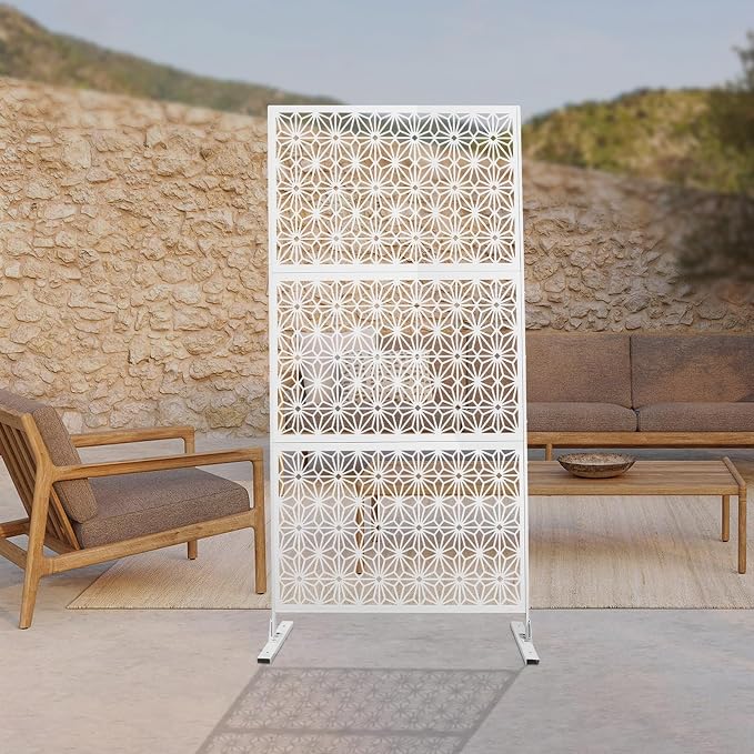 75" H×35" W Decorative Outdoor Privacy Screen - Image 3
