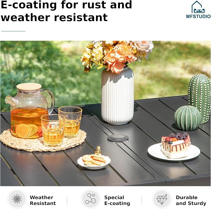MFSTUDIO Outdoor Patio Dining Table - Image 6
