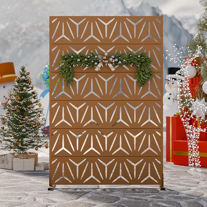 Casaphoria Metal Privacy Screen Outdoor by Casaphoria