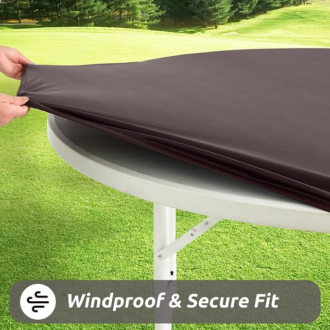 LURKA Round PU Leather Table Cover/Tablecloth - Image 2
