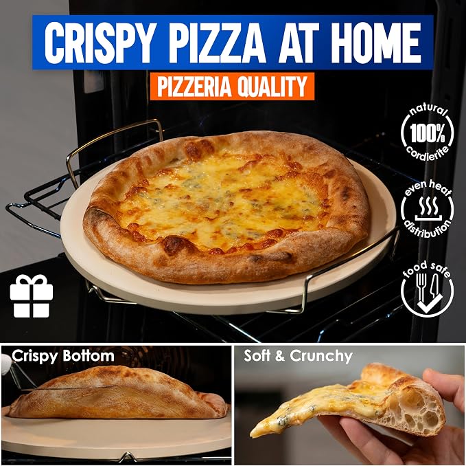 KitchenStar 14-inch Pizza Stone - Image 2