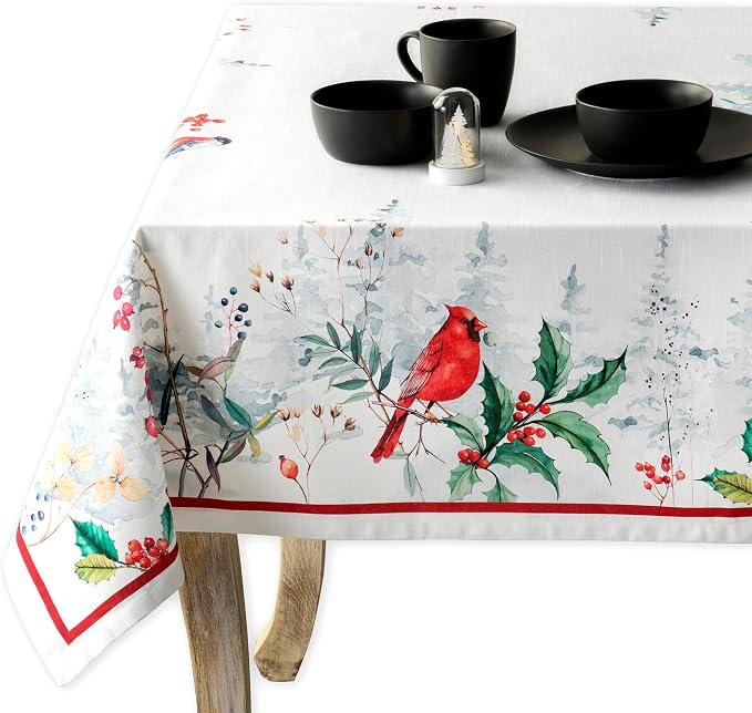 Maison d' Hermine Table Cloth Square Table 100% Cotton 54 x 54 Inches Fall by MaisondHermine
