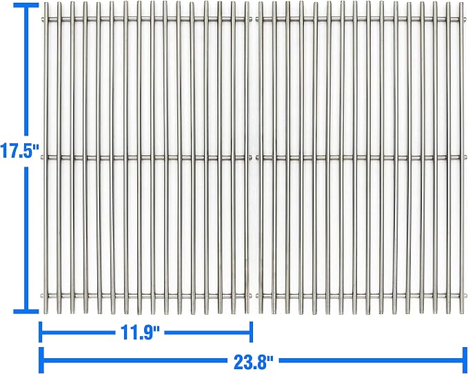 17.5" Stainless Steel 7639 Cooking Grates - Image 2