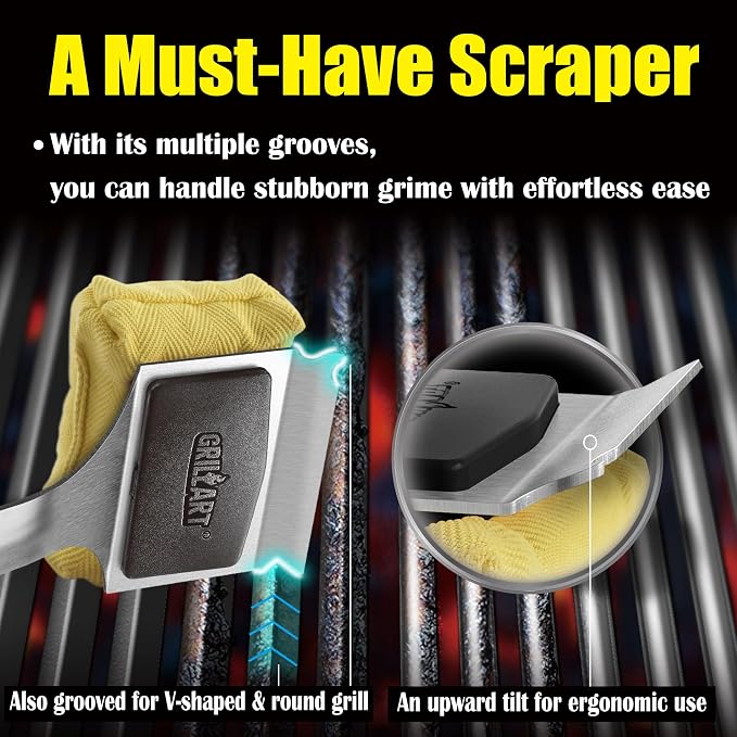 GRILLART Grill Brush for Outdoor Grill Bristle Free - Image 5