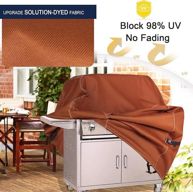 NettyPro Grill Cover for Outdoor Grill 60 inch Waterproof Heavy Duty Gas BBQ - Image 3