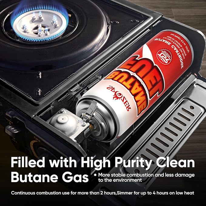 Butane Refill Canisters 227g Premium Butane Fuel - Image 2