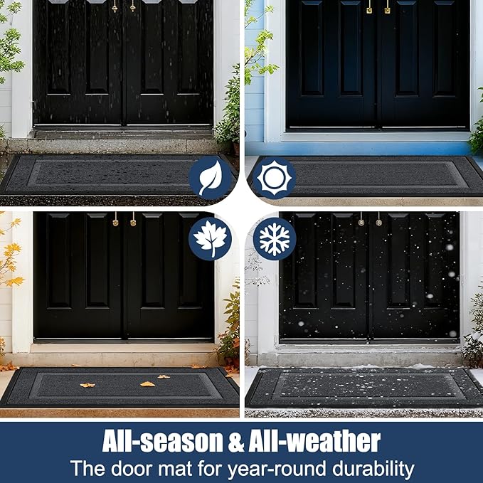 Large Front Door Mat Outside Entrance Indoor Doormat, Outdoor Door Mats - Image 6