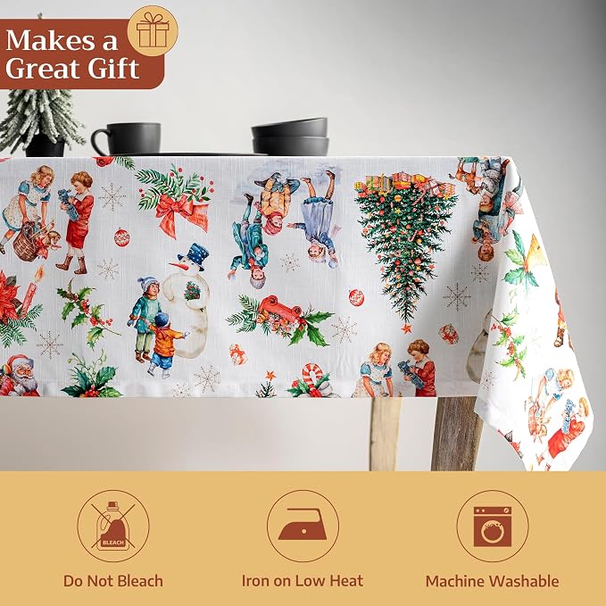 Maison d' Hermine Table Cloth Rectangle Table 100% Cotton 70 x 108 Inches Fall - Image 5