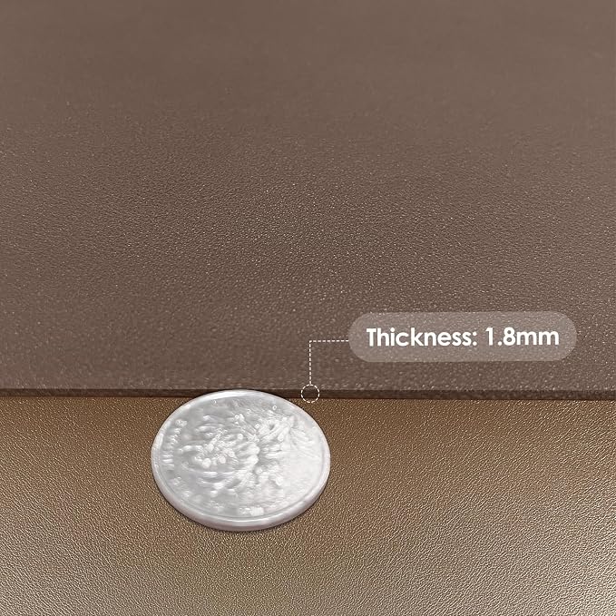 Leather Desk Mat, 1.8mm Thick, 12x60 Inch Desk Cover, Desk Protector Mat - Image 3