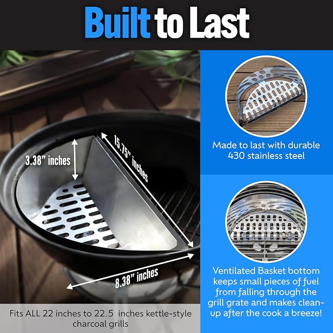SnS Grills Slow ‘N Sear Charcoal Inserts - Image 2