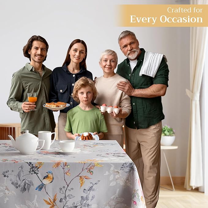 Maison d' Hermine Table Cloth Rectangle Table 100% Cotton 60 x 120 Inches Fall - Image 6