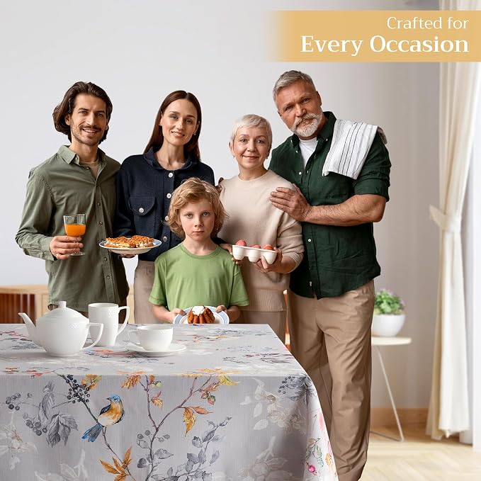 Maison d' Hermine Table Cloth Rectangle Table 100% Cotton 60 x 108 Inches Fall - Image 6