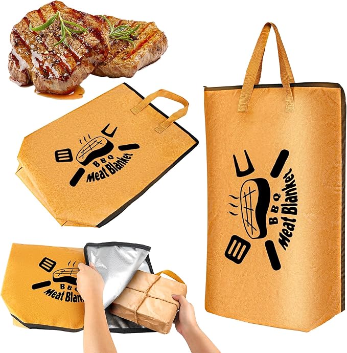 Ultimate Insulated Meat Vault | 21" Large BBQ Resting Blanket by Unknown