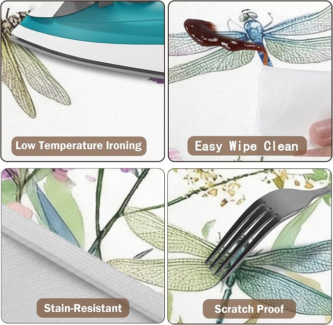 Spring Summer Floral Round Fitted Tablecloth - Image 5