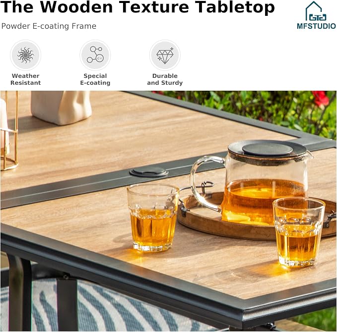 MFSTUDIO Outdoor Patio Dining Table - Image 5