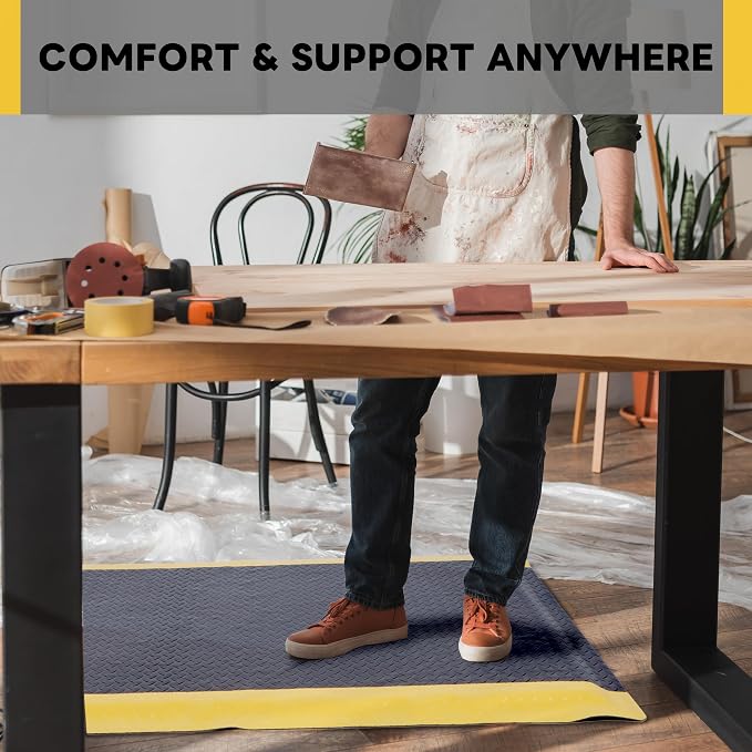 Nisorpa Anti Fatigue Mats Industrial 2' x 6' Ergonomic Standing Mat 15/16" - Image 9
