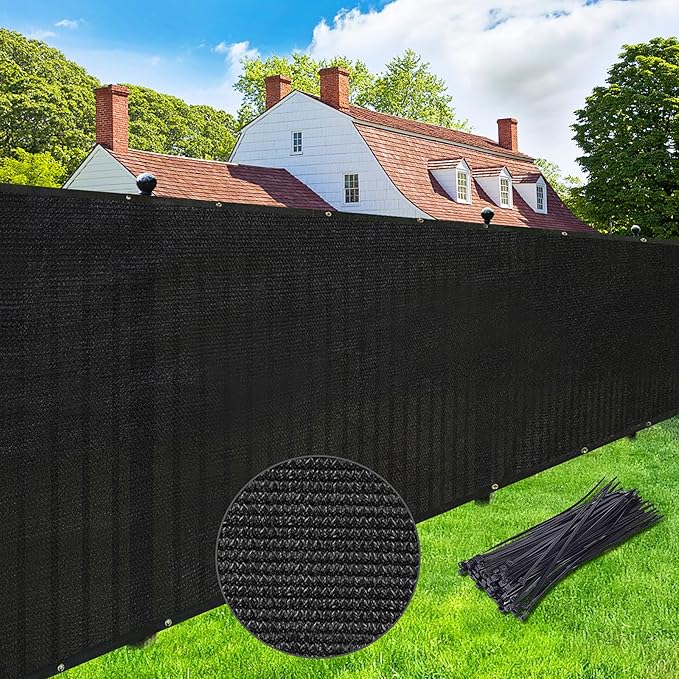 UPGRADE Privacy Screen 4' x 25' Fence Commercial Shade Cover by UPGRADE