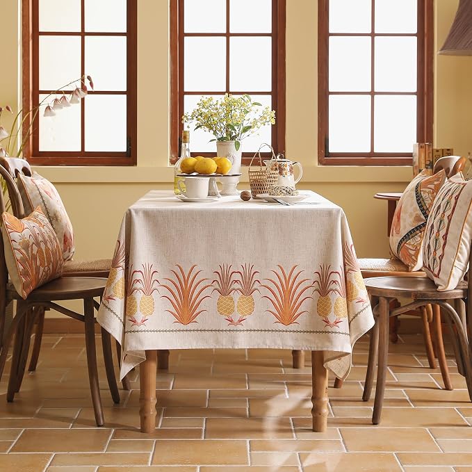 patdrea Designer Linen Small Tablecloth - Image 3