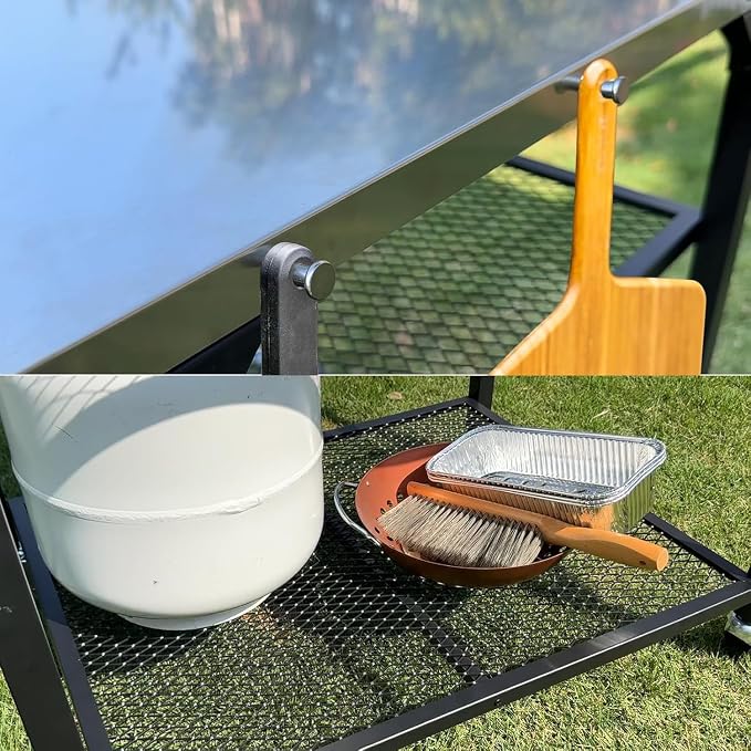 Pizza Oven Table for Ooni, Outdoor Grill Table for Ooni Pizza Oven Accessories - Image 7