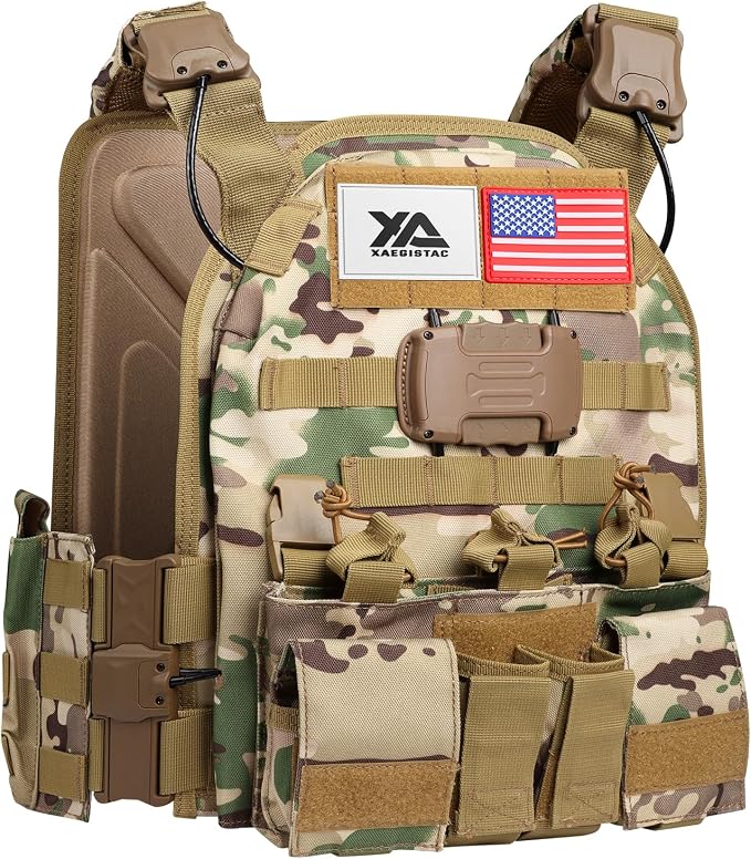 xaegistac Tactical Vest -Adjustable Modular Design by XaegisTac