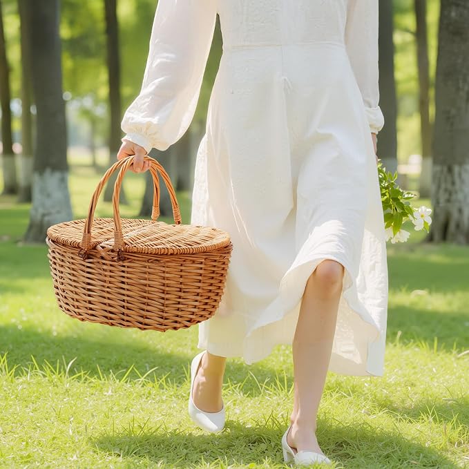 GRANNY SAYS Picnic Basket, Wicker Basket - Image 5