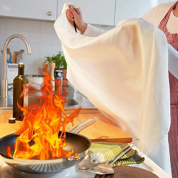 TONYKO Emergency Fire Blankets, Flame Retardant Protection and Heat Insulation - Image 5