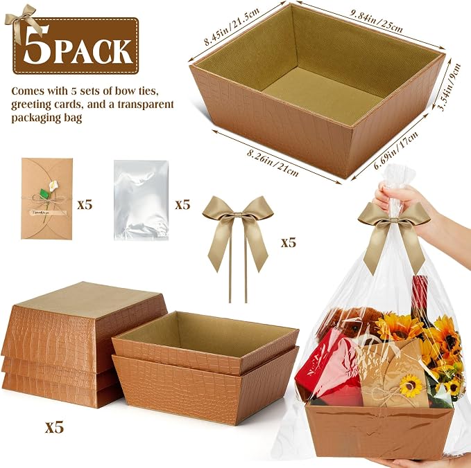 Wonderjune 20 Pcs Valentines Day Gift Baskets Empty To Fill Baskets - Image 2