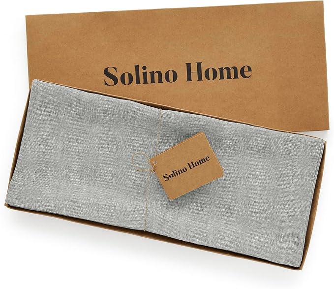 Solino Home Linen Table Runner 72 Inches Long - Image 5