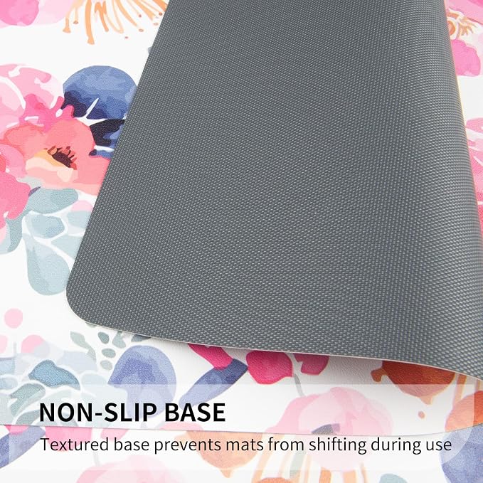 QIYI Placemats Set of 6, 12x18 Inch Faux Leather Place Mats - Image 5