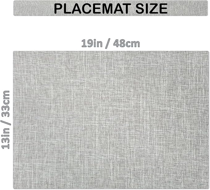 Placemat Set-Washable Place Mats - Image 5