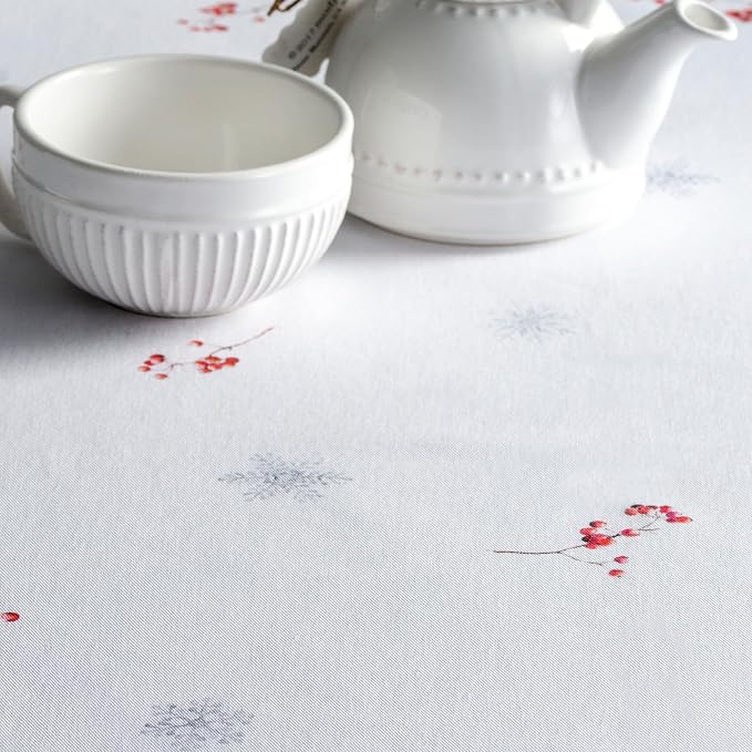 Maison d' Hermine Table Cloth Square Table 100% Cotton 60 x 60 Inches Fall - Image 8