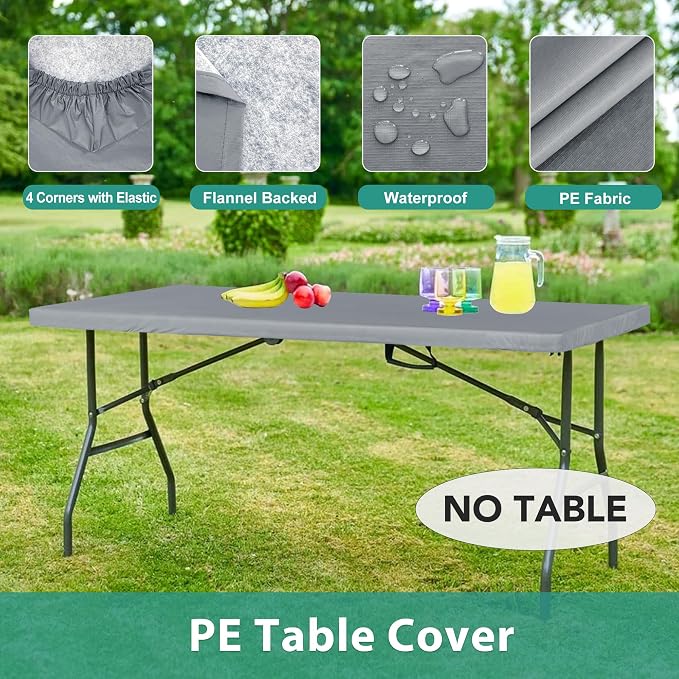 LUSHVIDA 6 Packs Vinyl Tablecloths - Image 8
