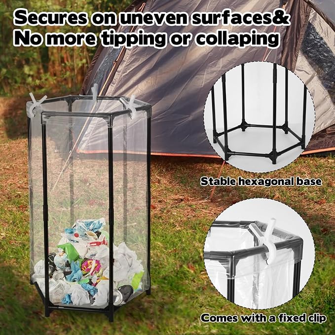 Rainmae Garden Trash Bag Holder Stand - Image 4