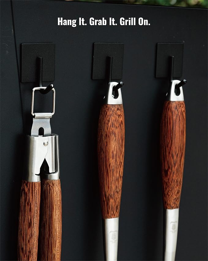 Heavy-Duty ​Panga-Panga​ BBQ Grilling Tools Set. Extra Thick Stainless Steel - Image 8