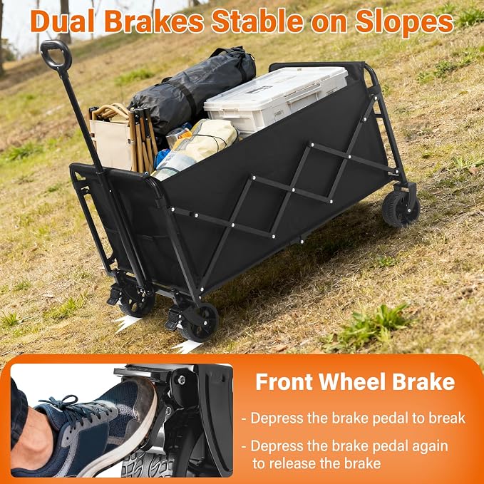 Wagons Carts Foldable — Heavy Duty Collapsible Wagon - Image 5