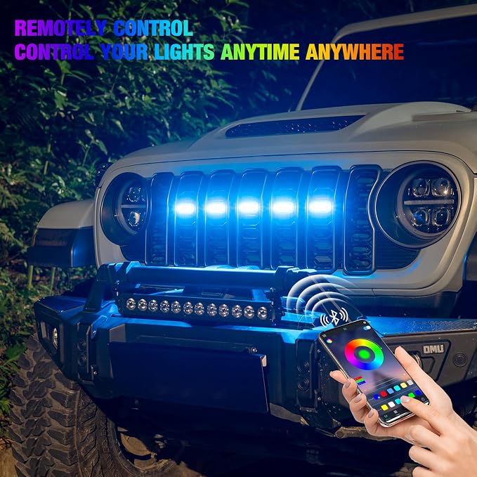 MAIKER RGB LED Grille Lights Compatible - Image 5