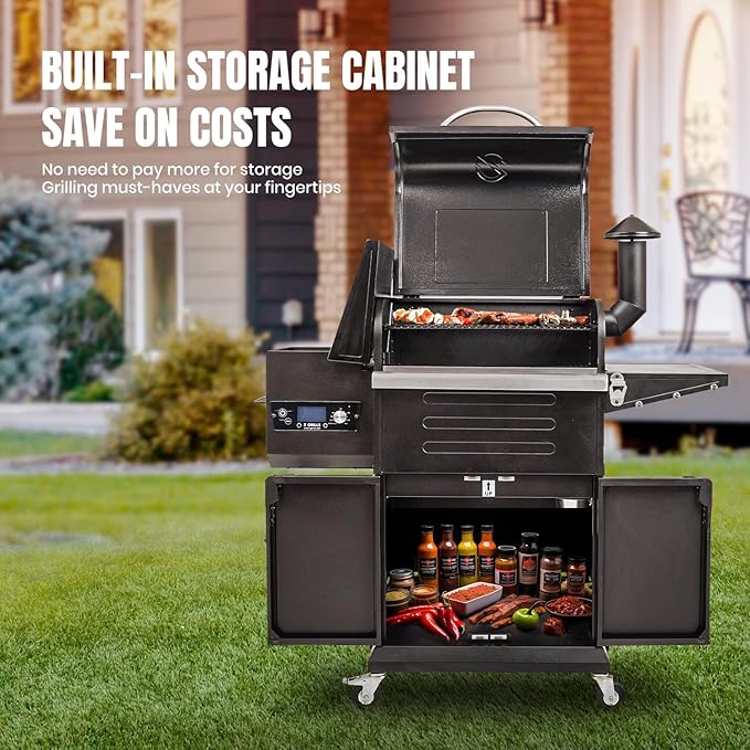 Z GRILLS Wood Pellet Grill & Smoker 8-in-1 Pellet Grill - Image 4